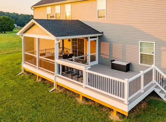 Retractable screens for patios provide shade, privacy, & weather protection.