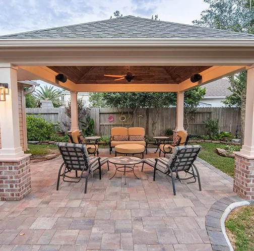 Top-notch porch and patio roof covers provide durable outdoor protection & style.